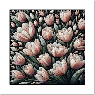 Tulip Flower Posters and Art